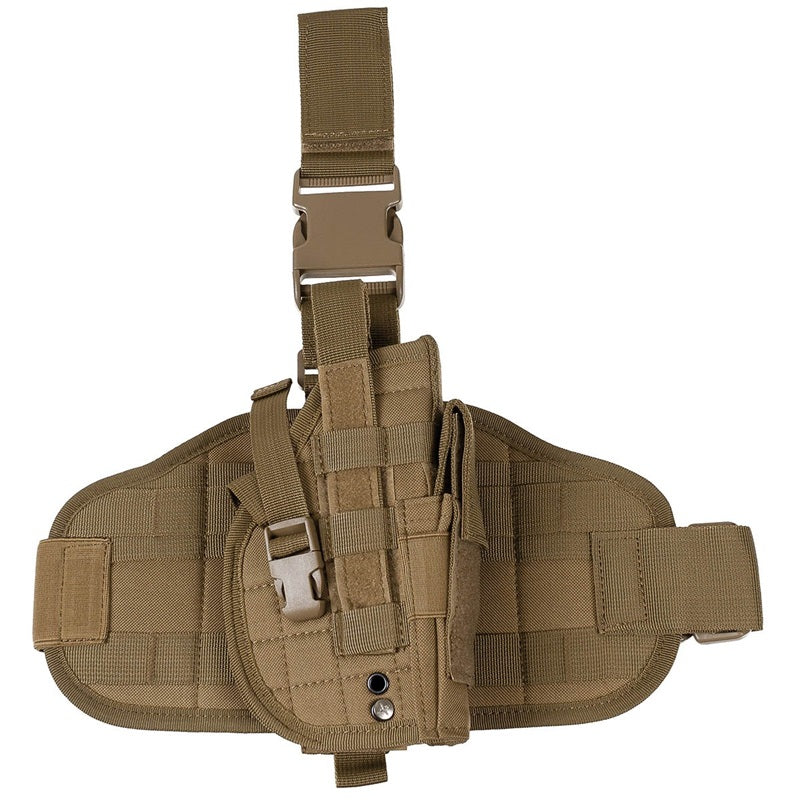 MFH Leg Holster, "MOLLE", right, coyote tan