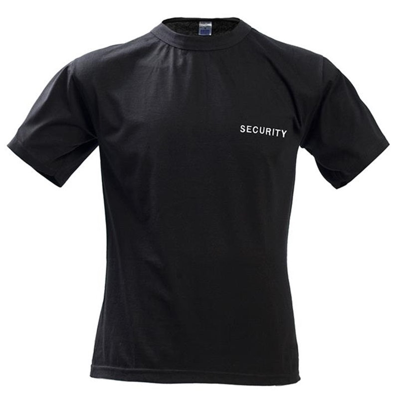 POLO T-SHIRT SECURITY- Black